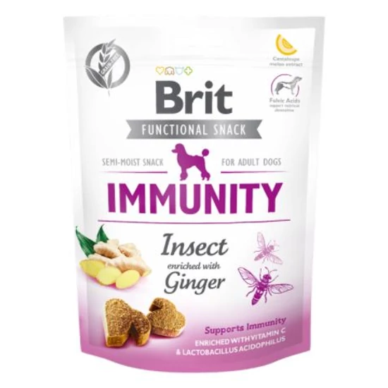 BRIT CARE FUNCTIONAL SNACK IMMUNITY 150G JUTALOMFALAT KUTYA