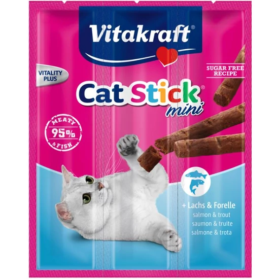 VK CAT STICK MINI LAZAC-PISZTRÁNG 18G 3DB JUTALOMFALAT VITAKRAFT