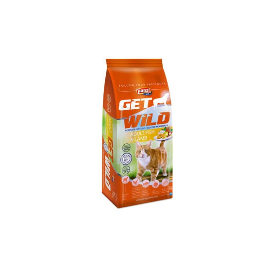 PANZI GetWild FISH-LAMB ADULT 15KG