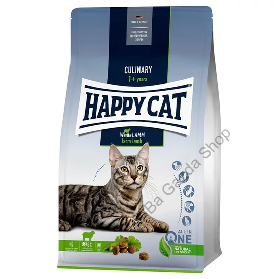 HAPPY CAT ADULT CULINARY WEIDE BÁRÁNY 10KG SZÁRAZTÁP MACSKA