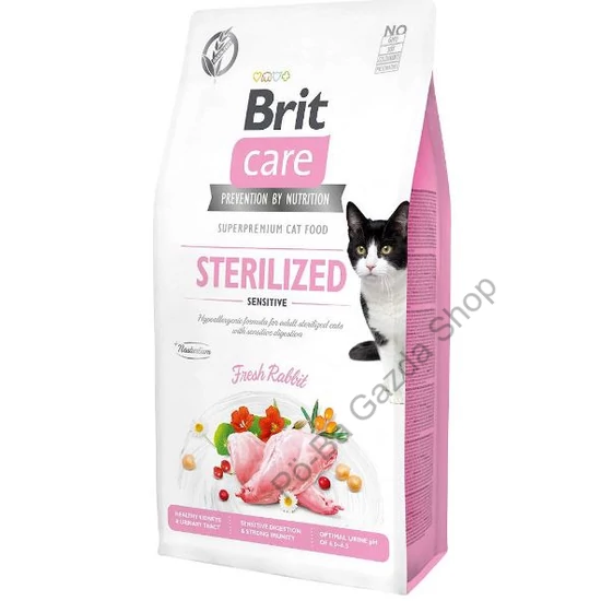 BRIT CARE CAT GABONAMENTES STERIL MACSKA ELEDEL 2KG