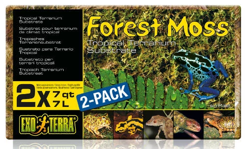 EXO TERRA FOREST MOSS-ERDEI MOHA TERRÁRIUMTALAJ 2X7LITER