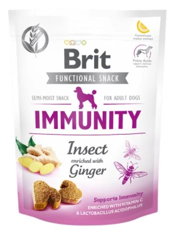 BRIT CARE FUNCTIONAL SNACK IMMUNITY 150G JUTALOMFALAT KUTYA