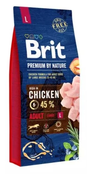 Brit Premium 15kg Adult Large száraztáp kutya