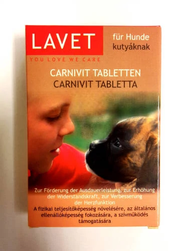 LAVET CARNIVIT VITAMIN TABLETTA 50DB