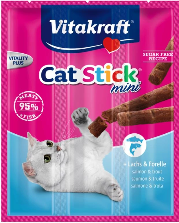 VK CAT STICK MINI LAZAC-PISZTRÁNG 18G 3DB JUTALOMFALAT VITAKRAFT