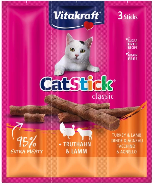 VK CAT STICK MINI PULYKA-BÁRÁNY 18G 3DB JUTALOMFALAT VITAKRAFT