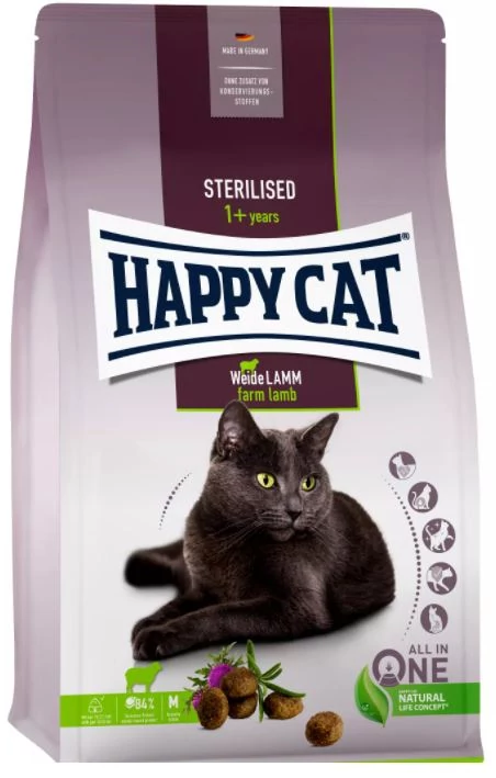 HAPPY CAT ADULT STERIL WEIDE BÁRÁNY 10KG