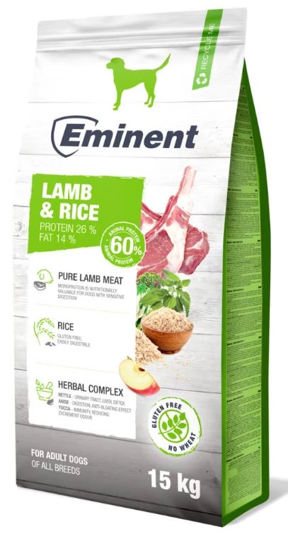 Eminent Lamb&Rice 15+2kg