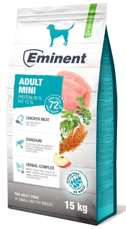 Eminent Adult Mini Csirkés 15 + 2kg 