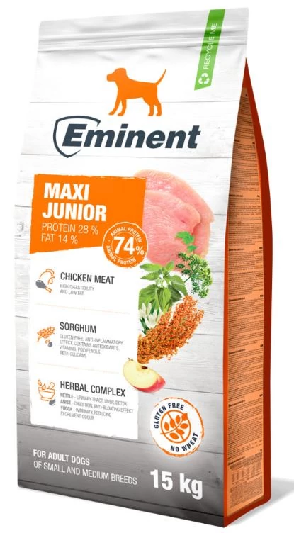 Eminent Junior Maxi Csirkés 15+2kg