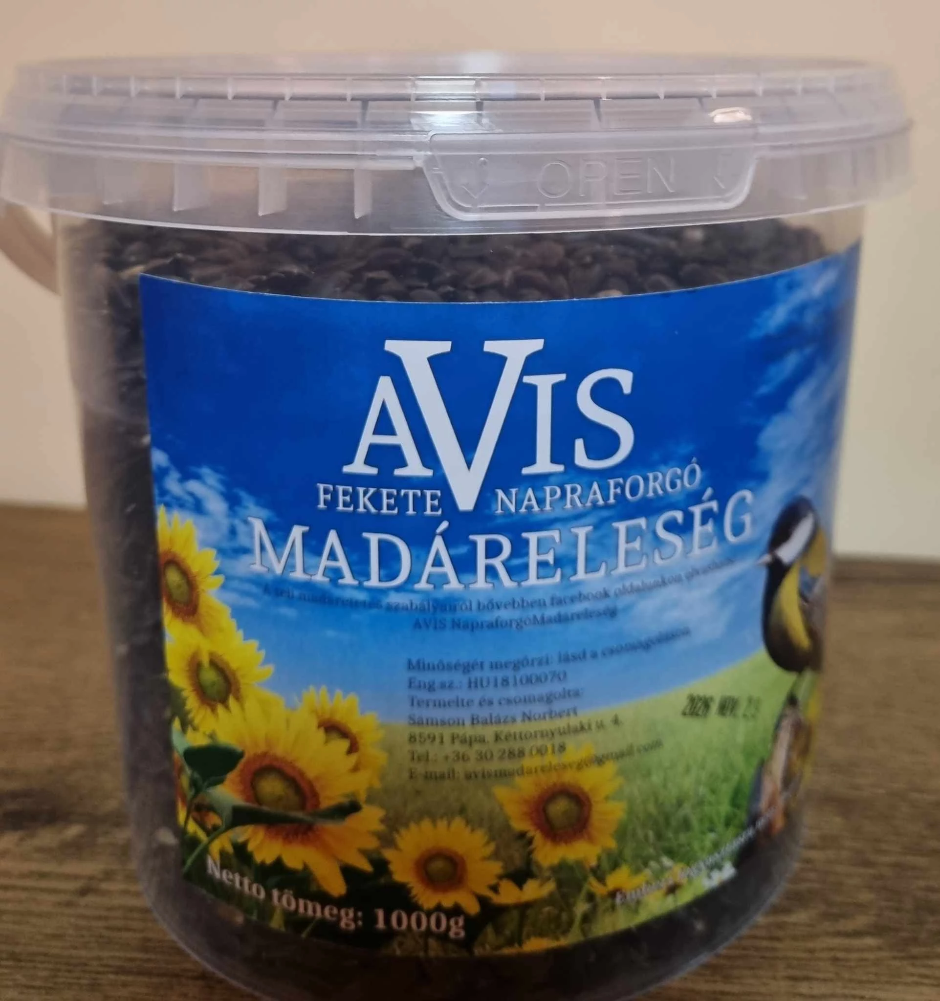 AVIS FEKETE NAPRAFORGÓ VÖDRÖS 1KG 