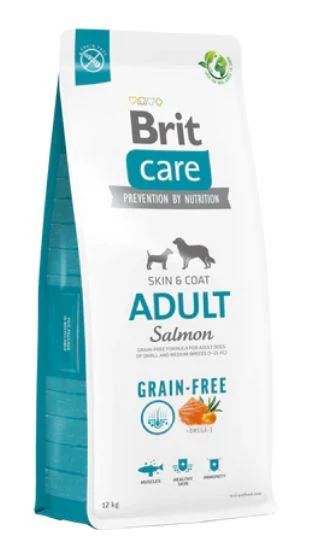 BRIT CARE 12KG GRAIN FREE ADULT SALMON POTATO SZÁRAZTÁP KUTYA