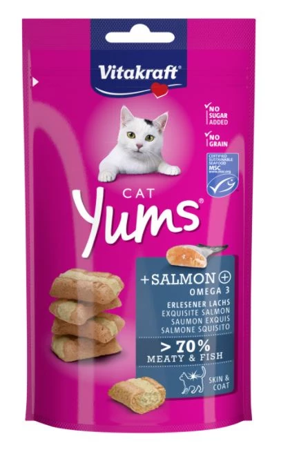 VK CAT YUMS LAZAC-OMEGA 3 MACSKA JUTALOMFALAT 40GR